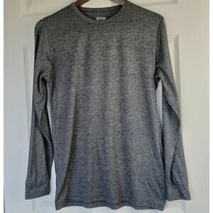 32 Degrees Heat Grey Heather Men's Small Long Sleeve T-shirt warm base-layers